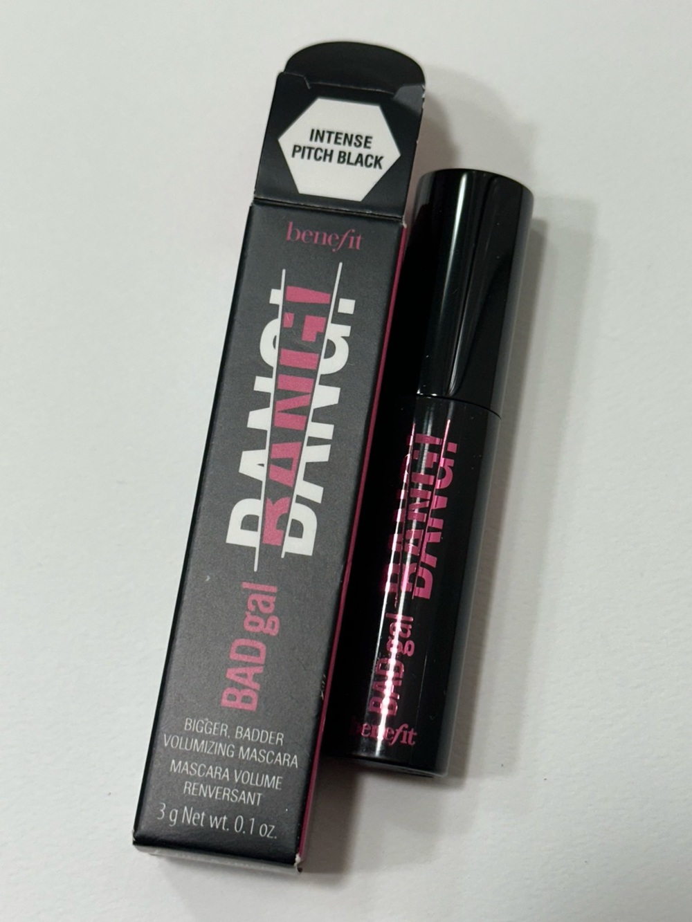 Benefit BAD Gal BANG! Mascara Travel Size Mini, intense pitch black